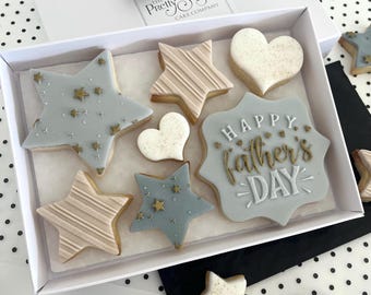 Father's Day Iced Biscuit Gift Box | Dad Gifts | Grandad | Stepdad | Gifts for Men