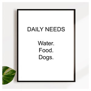 Pet Quote Wall Art Digital Print | Animal Printable Instant Download l Wall Decor l Interior Design