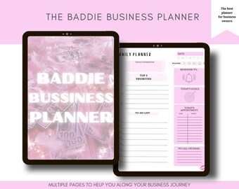 The Baddie Business Planner | Business Planner PDF | Business Planning | Business Planner | Digital | 2023 Business | Small Business