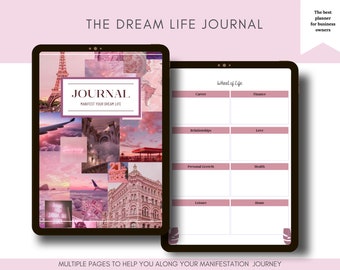 Reinvent Yourself| Manifestation Journal Printable | Digital Manifestation Guide | Law of Attraction Workbook | Dream Journal | Planner