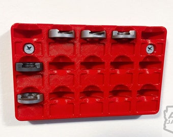Storage Rack for Lee Precision Priming Tool Shell Holder - 15 Slot - 3D Printed