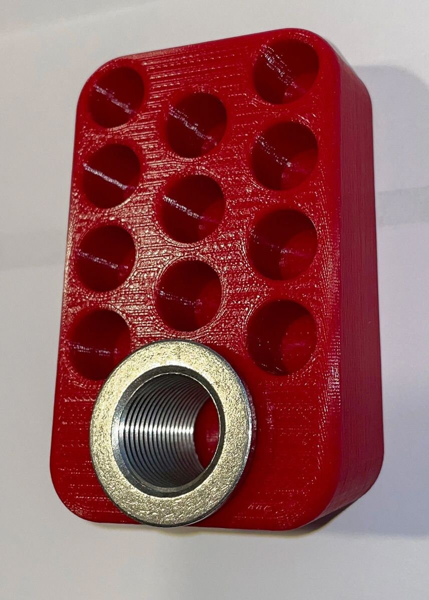 Bullet Puller Collet Rack Holds 11 RCBS or Hornady Collets & Die Wall ...