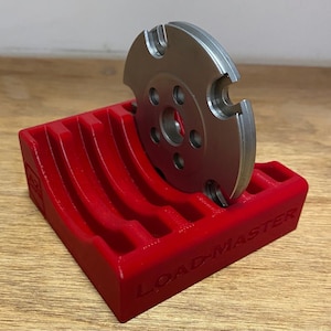 Soporte de placa de casquillo para bastidor de banco de recarga Lee Load-Master con capacidad para 6
