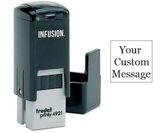 Custom Text Self-Inking Rubber Stamp