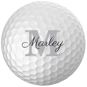 Personalized Name &amp; Initial Golf Balls - Customize the Name and Initial ...