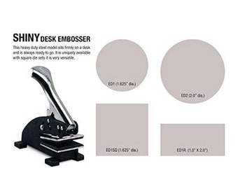 Shiny Custom Logo Desk Embosser Seal