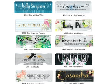 Desk Name Plate Etsy