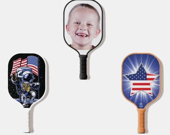 TigerTail Sports Custom Photo or Logo Pickleball Paddle, USA Pickleball Approved