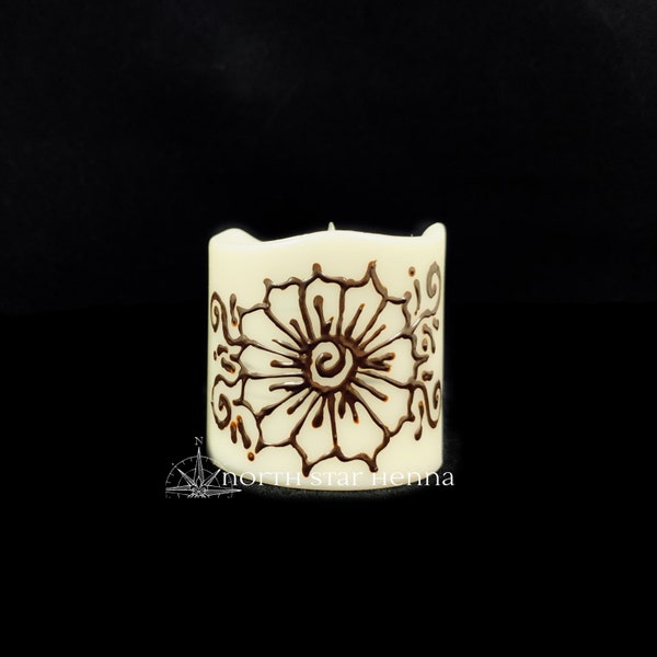 Henna Votive Candles Etsy