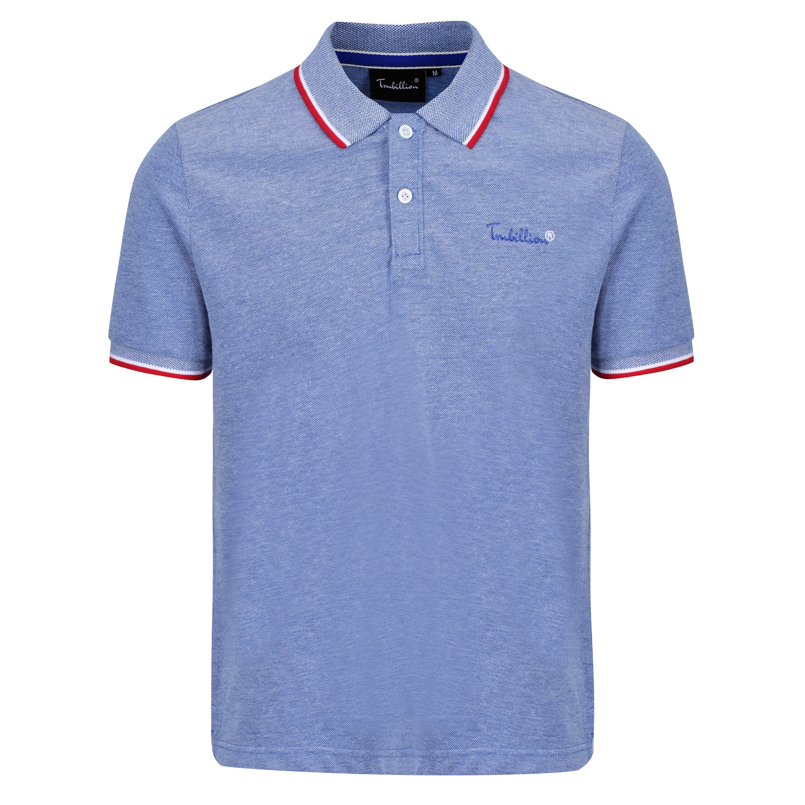 Men's Polo Shirt Two Tone Cotton Pique Classic Collar Etsy