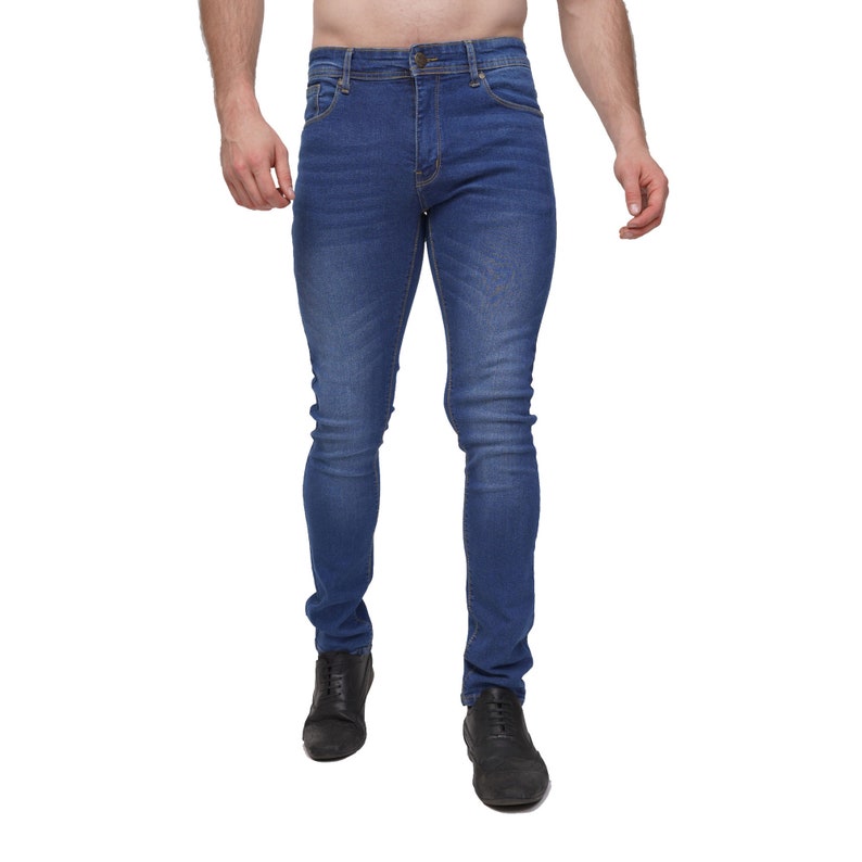 Mens Skinny Fit Jeans Stretchable Skinny mens Jeans skinny image 1