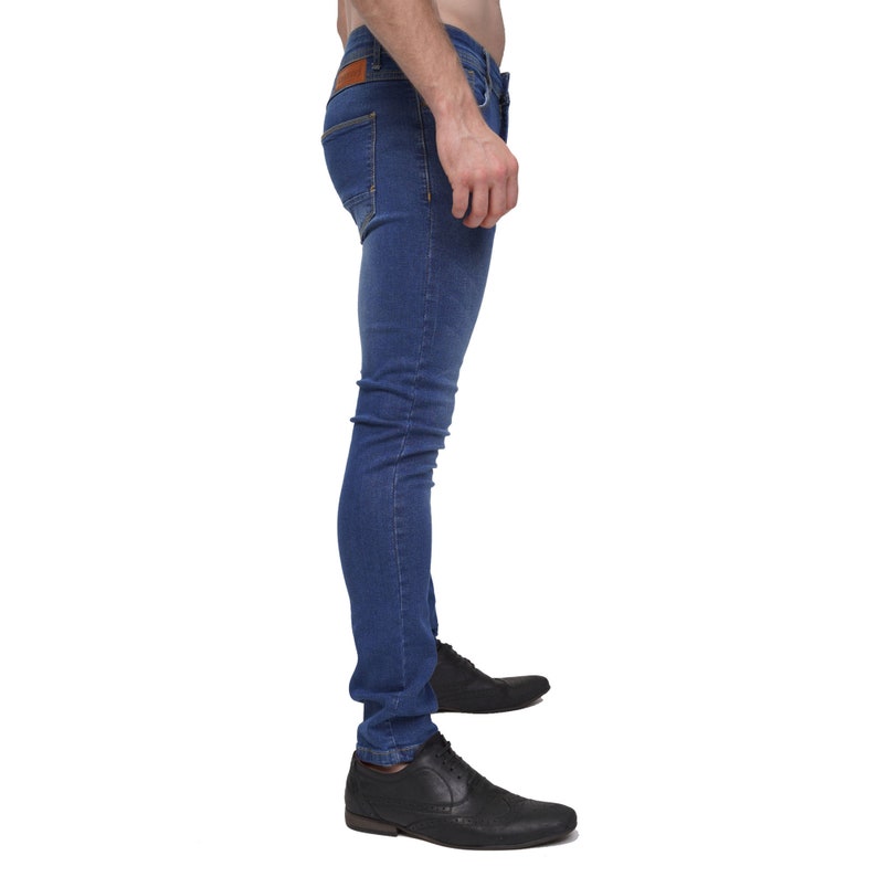 Mens Skinny Fit Jeans Stretchable Skinny mens Jeans skinny image 4