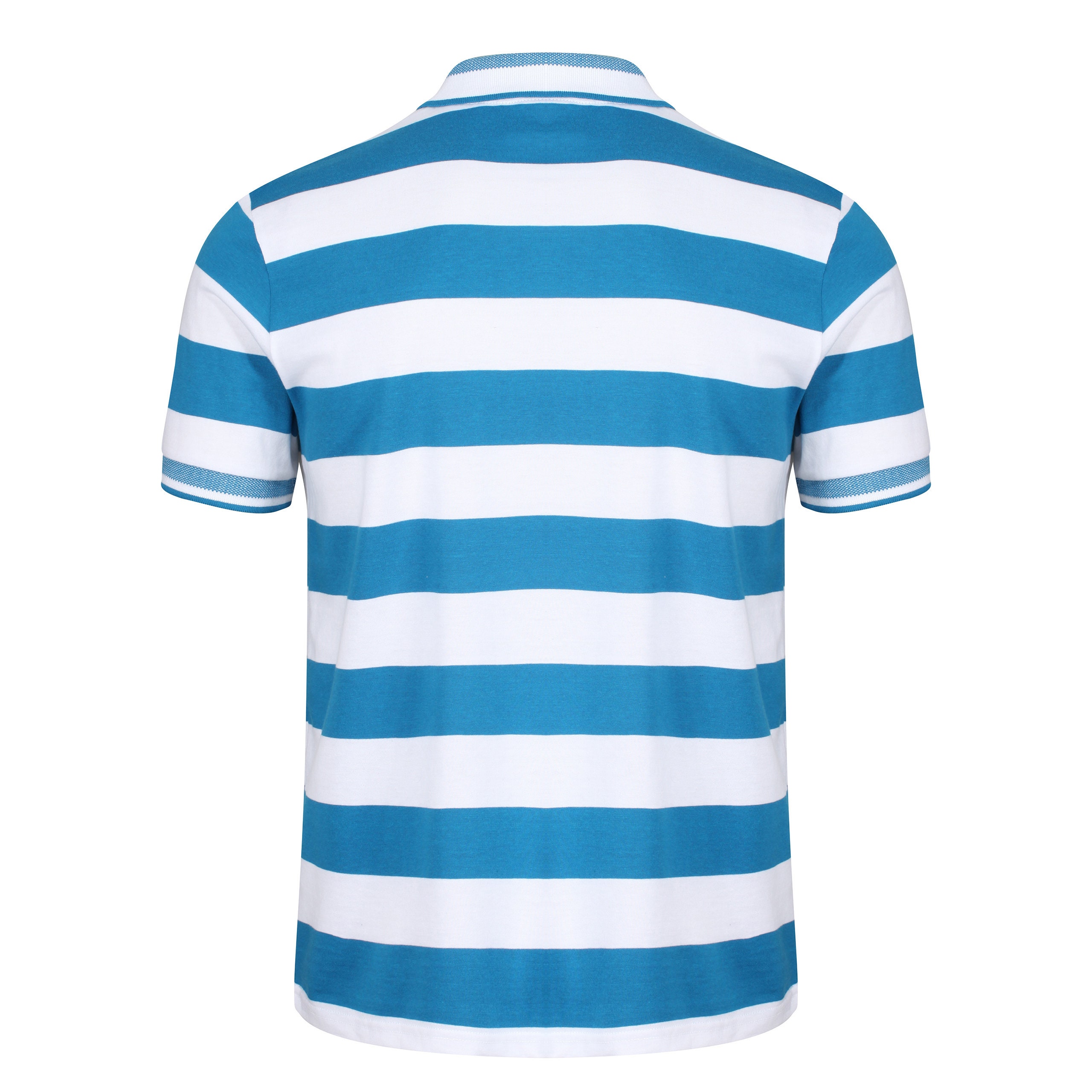 Men's Polo Shirt Striped Cotton Jersey Super Soft Jacquard Etsy