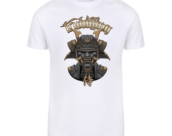 Samurai Bushido Warrior T Shirt White High Quality Short Sleeve Tee