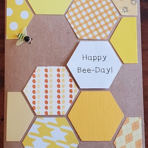 Happy Bee-Day! ~ Birthday Card ~ Blank Card (Envelope Included)