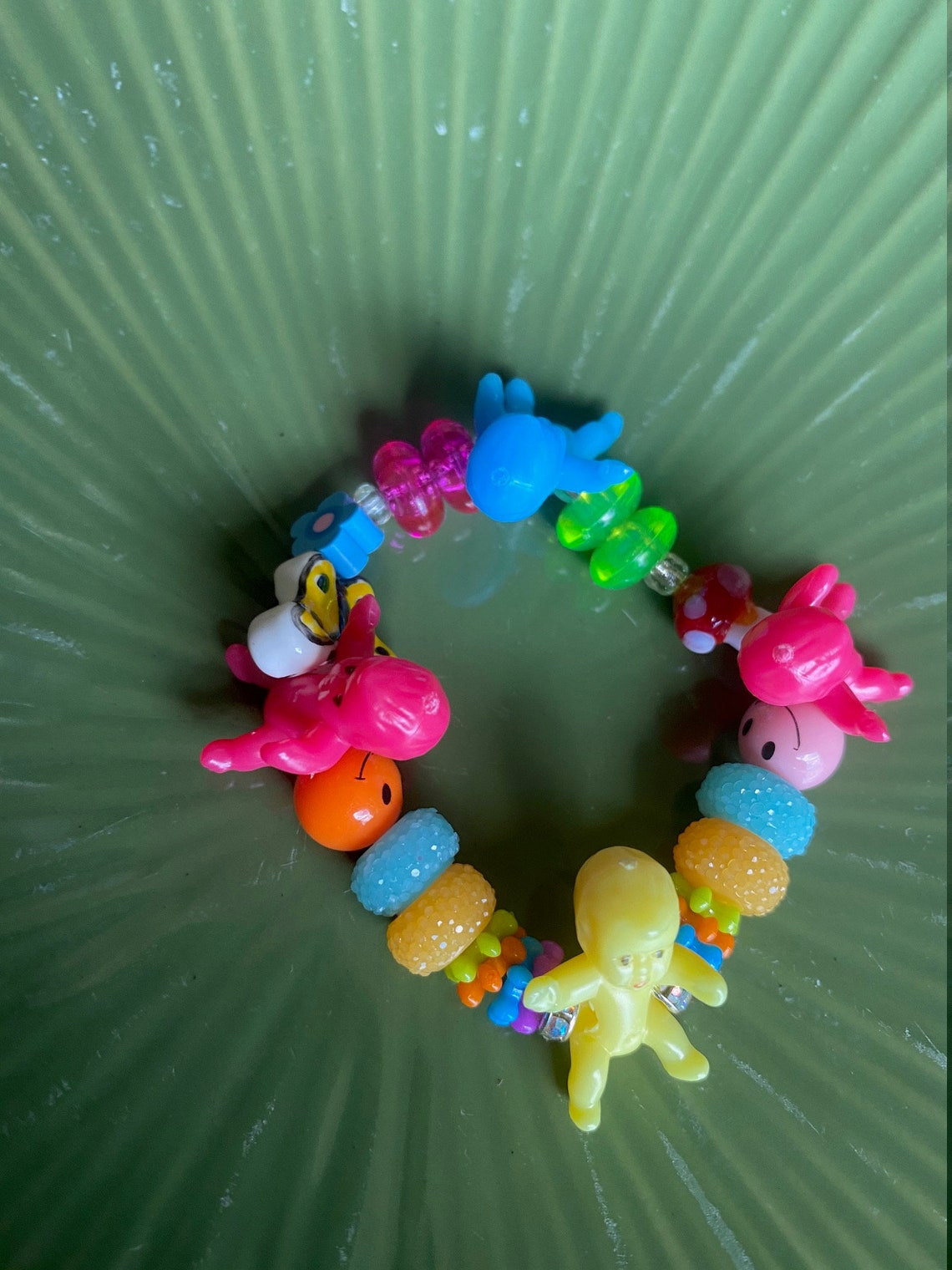 Summer Vibe Plastics Baby Bracelet Mini Baby Stretch Etsy