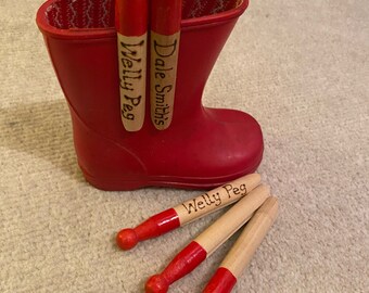 Personalised Welly Peg