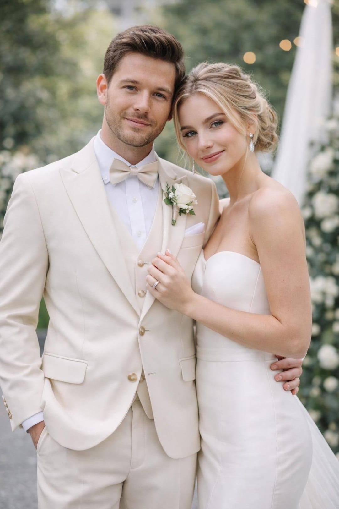 ivory wedding dress groom shirt color Ivory Wedding Tuxedo Suit
