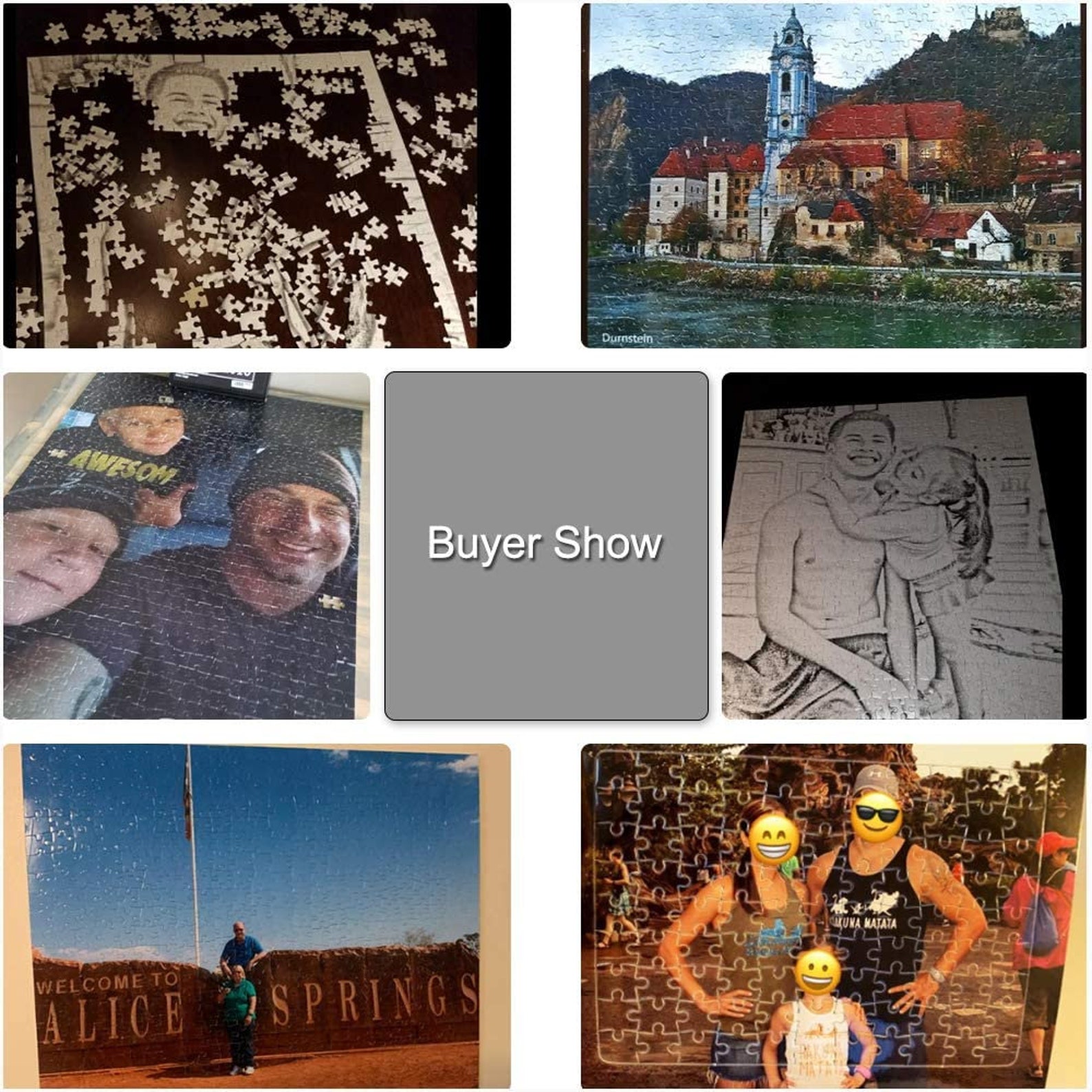 Custom photo Puzzles 500 Piece. The gift for family and Etsy