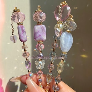Clip kristallen toverstaf | creditcardclip| Armbandhulpje | Clip voor meerdere doeleinden | cadeau voor haar | cadeau voor rokers