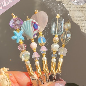 Venus minikristallen toverstaf clips | multifunctionele clips | pin pinautomaat | armbandhulpje | gereedschap lange nagel| cadeau voor haar | cadeau voor rokers