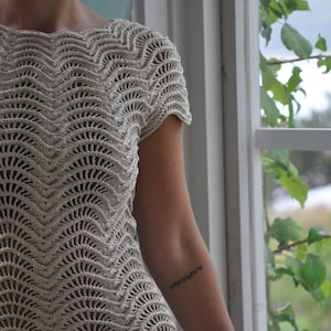 PDF file for crochet pattern (english and spanish), Tove dress