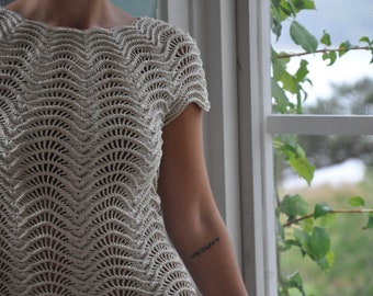 PDF file for crochet pattern (english and spanish), Tove dress