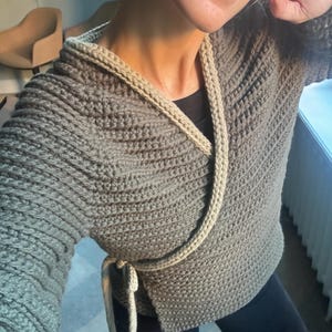 PDF file for crochet pattern (english and swedish), Vega wrap