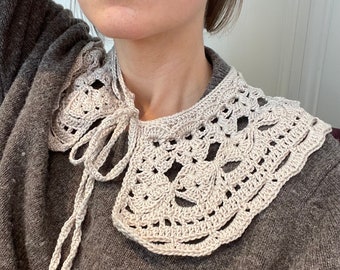 PDF file for crochet pattern (english), Edite collar