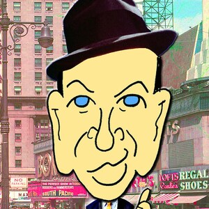 FRANK SINATRA in 1954 Caricature for T-shirts, Mugs, Any Ring-A-Ding-Thing