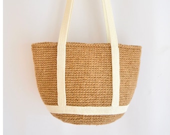 Basket bag crochet pattern  - Circle Bag Crochet pattern - Pdf Files in English
