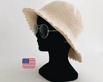 Crochet Bucket Hat Pattern - Beginner Crochet - Pdf Files - English crochet pattern - Women Size