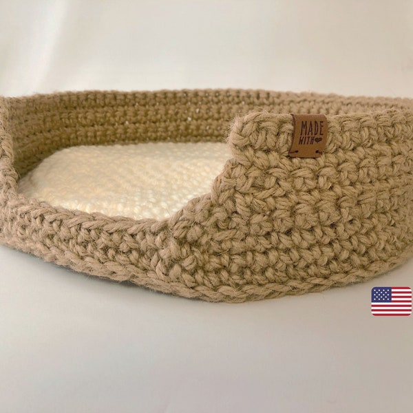 Crochet Cat Bed Etsy