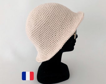 Bucket hat Pattern crochet - Crochet Cloche Hat- Women Hat - Pdf Files - English crochet pattern