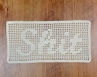 Doily Filet Crochet Pattern - Filet Crochet Pattern - crochet pattern - easy crochet - crochet for beginners- Pdf Files - In english