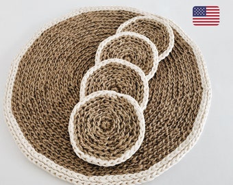 Easy Crochet Coaster Pattern - Coaster Set Crochet Pattern - Beginners Crochet - Pdf Files