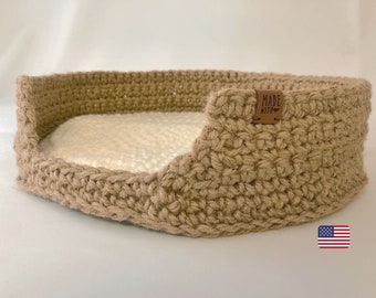 Crochet Cat Bed Pattern - Easy crochet pattern - Files Pdf - In English
