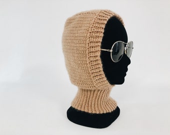 Crochet Balaclava Pattern - Special Beginner - Crochet Hood Pattern - Files Pdf & Videos - Crochet English Pattern - Women Size