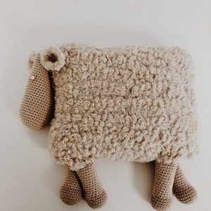 Crochet Pillow Pattern Beginner crochet pattern Sheep crochet In English Pdf Files image 3