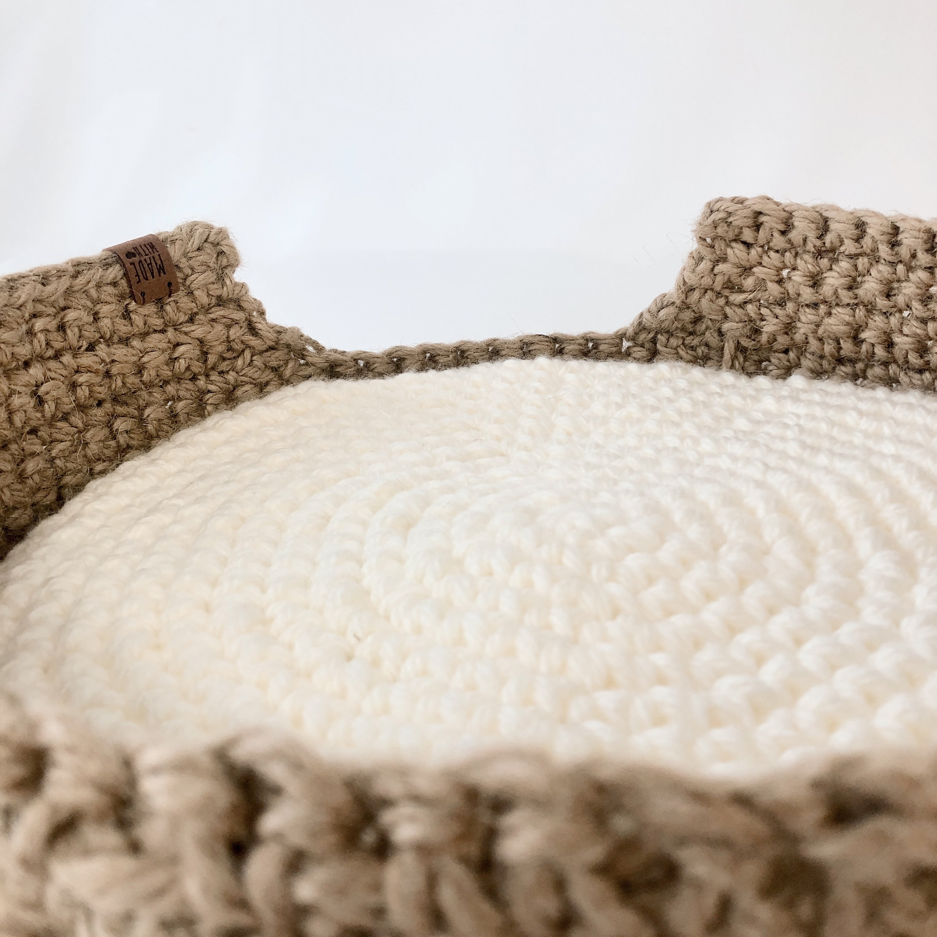 Crochet Cat Basket Pattern Crochet Tutorial Easy Crochet Etsy