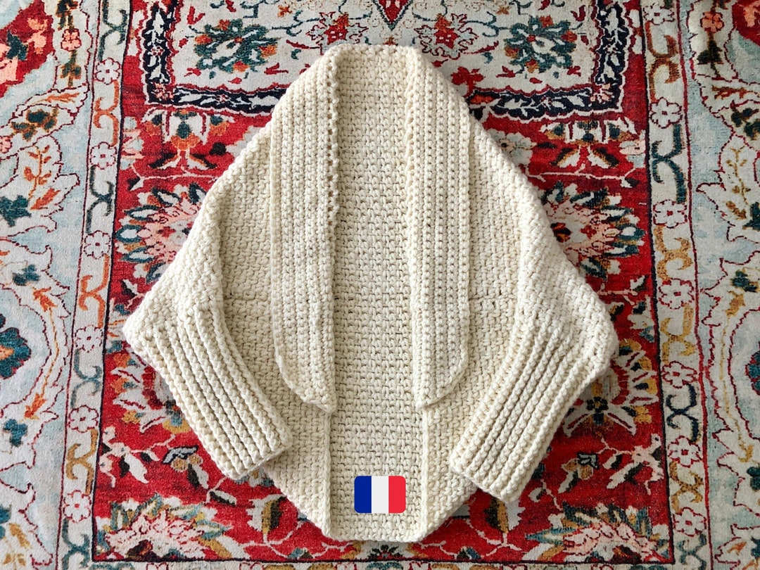 Patron Veste au crochet Tuto veste au crochet avec Vidéos Modèle Facile