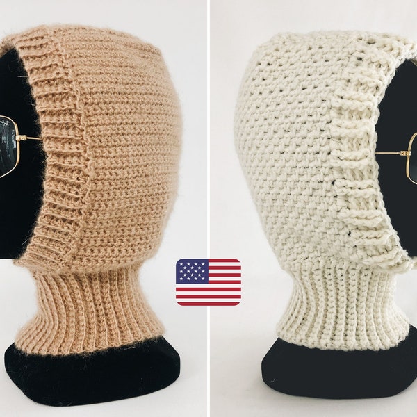 Crochet balaclava Pattern - Crochet pattern Bundle - 2 Crochet patterns for beginner - Women Size Pdf Files - In English