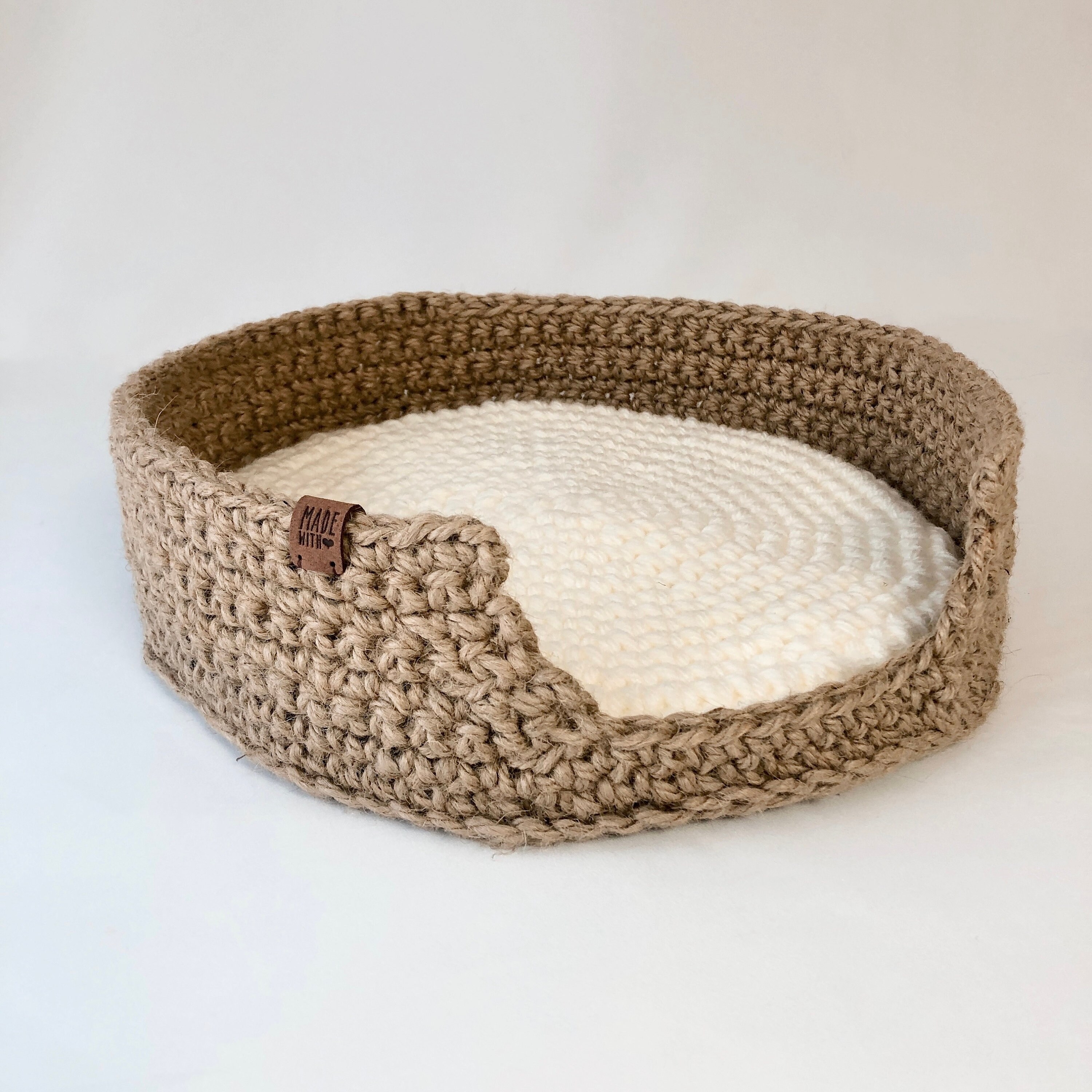 Crochet Cat Basket Pattern Crochet Tutorial Easy Crochet Etsy
