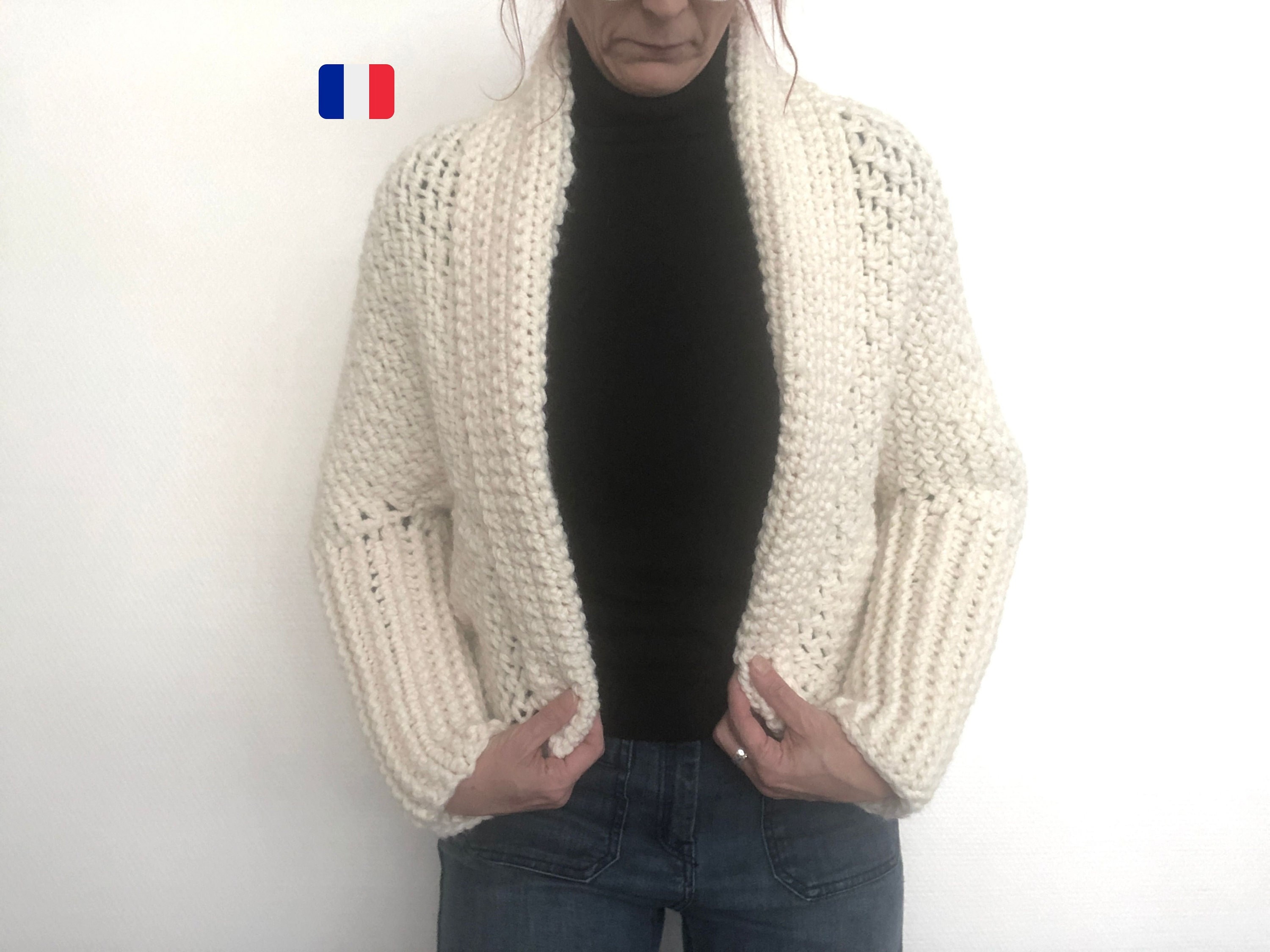 Patron Gilet au crochet Tuto Gilet au crochet avec Vidéos Modèle Facile