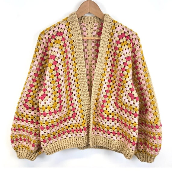 Hexagon Crochet Cardigan Pattern - Hexi Cardigan Crochet Pattern