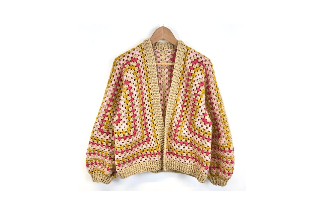 Granny Hexagon Cardigan Pattern Hexagon Crochet Cardigan Pattern 5
