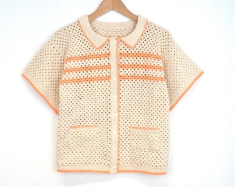 Patrón de Top de Crochet - Patrón de Camisa de Verano para Mujer - Patrón de crochet Punto Granny - Talla Mujer (5 Tallas: S a XXL) - Archivos PDF en Español