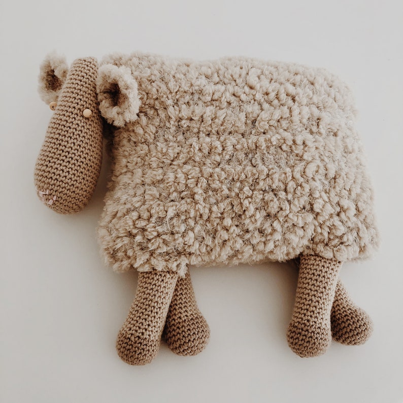 Crochet Pillow Pattern Beginner crochet pattern Sheep crochet In English Pdf Files image 7