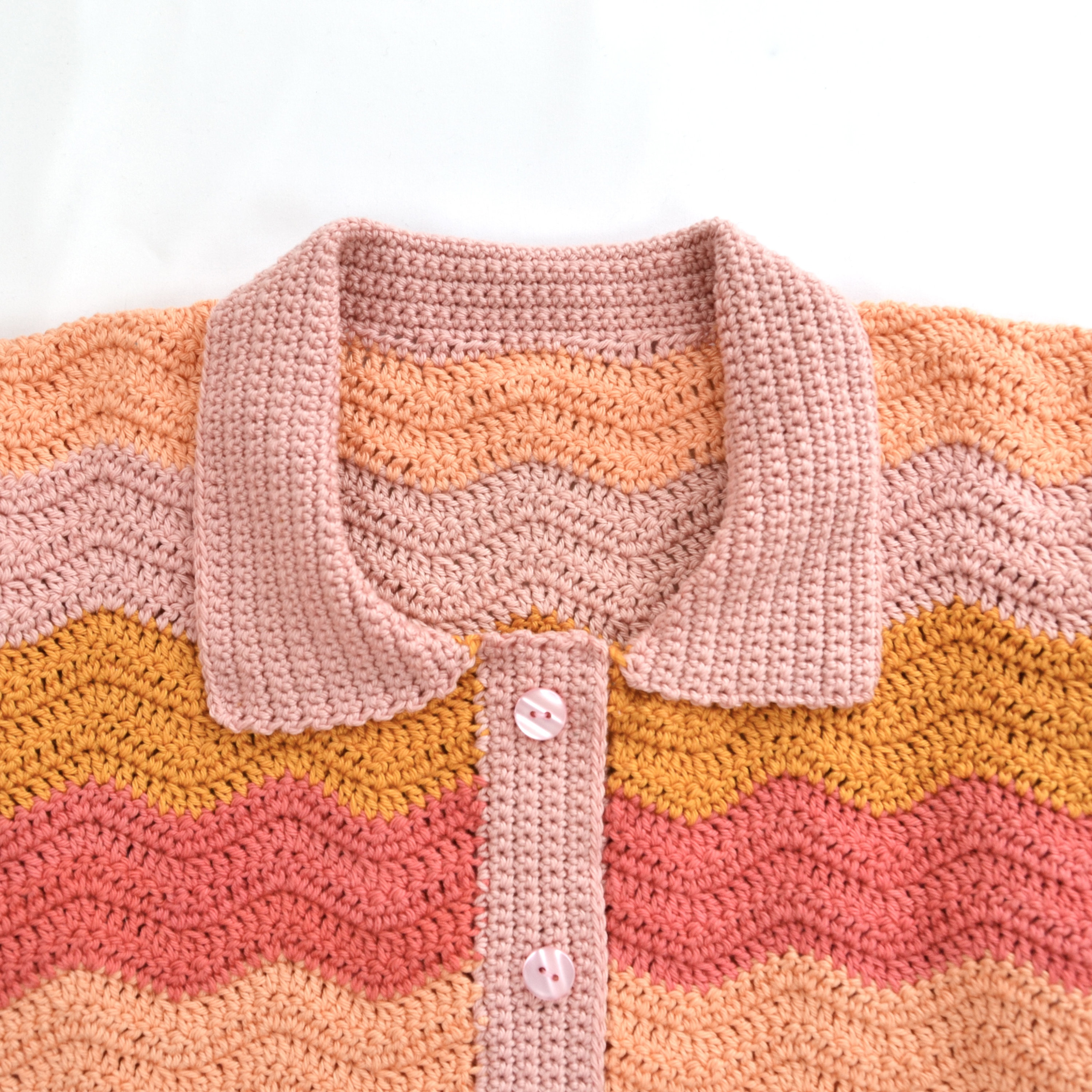 Crochet Collar Shirt Women Pattern - Crochet Summer Top