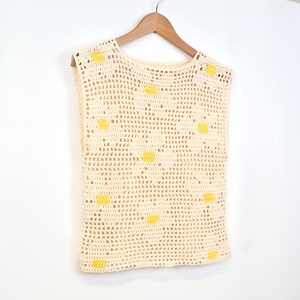 Filet Crochet Top Pattern - Crochet Summer Tank Top Pattern - Crochet ...